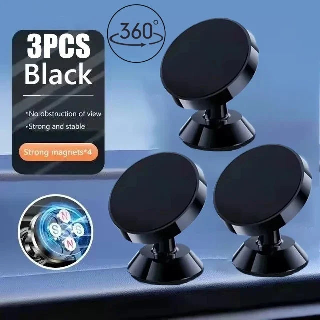Magnetic Car Phone Holder – Universal Dashboard & Wall Mount for iPhone & Android
