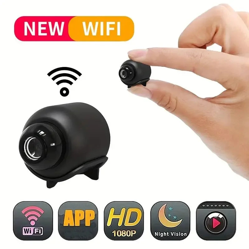 X5 Mini 1080P HD WiFi Security Camera – Night Vision, Motion Detection & Audio Recording
