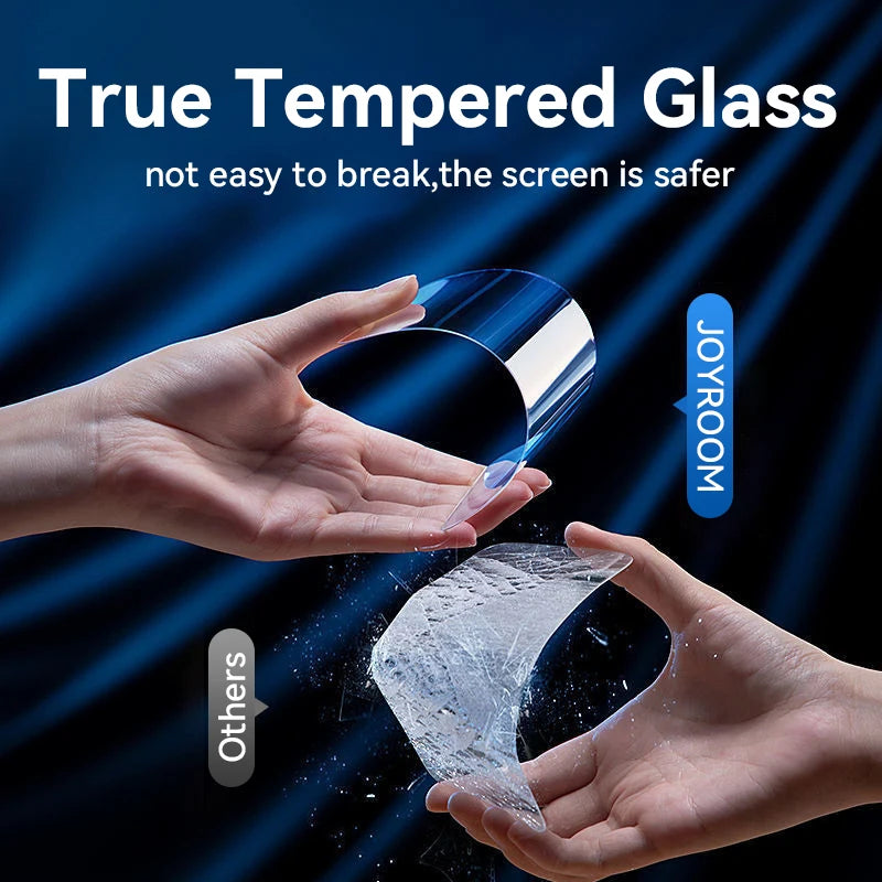 Joyroom Tempered Glass Screen Protector for iPhone 15, 16 & 17 Series – HD Full Cover