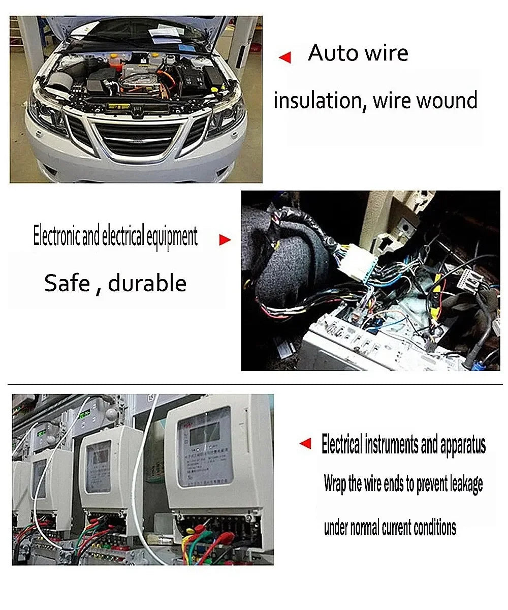Premium Heat-Resistant Flame Retardant Adhesive Cloth Tape – Car Wiring Loom Protection