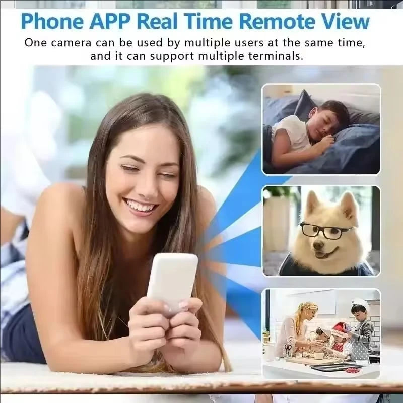 X5 Mini 1080P HD WiFi Security Camera – Night Vision, Motion Detection & Audio Recording