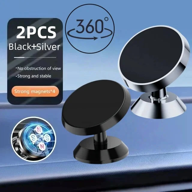 Magnetic Car Phone Holder – Universal Dashboard & Wall Mount for iPhone & Android