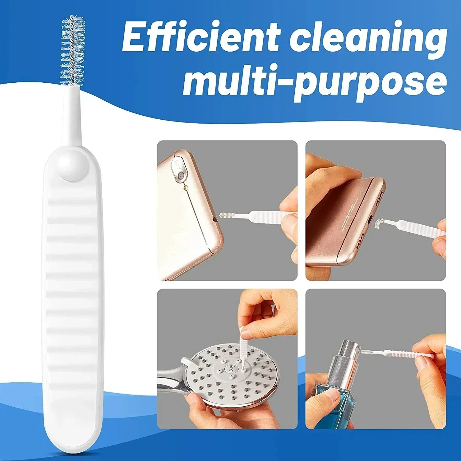 Phone Speaker & Charging Port Cleaning Kit – Dust Plug & Brush for iPhone & Android
