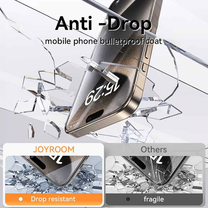 Joyroom Tempered Glass Screen Protector for iPhone 15, 16 & 17 Series – HD Full Cover