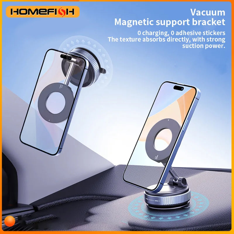 K007 Magnetic Phone Holder – 3-Axis Rotation, Multi-Surface Mount