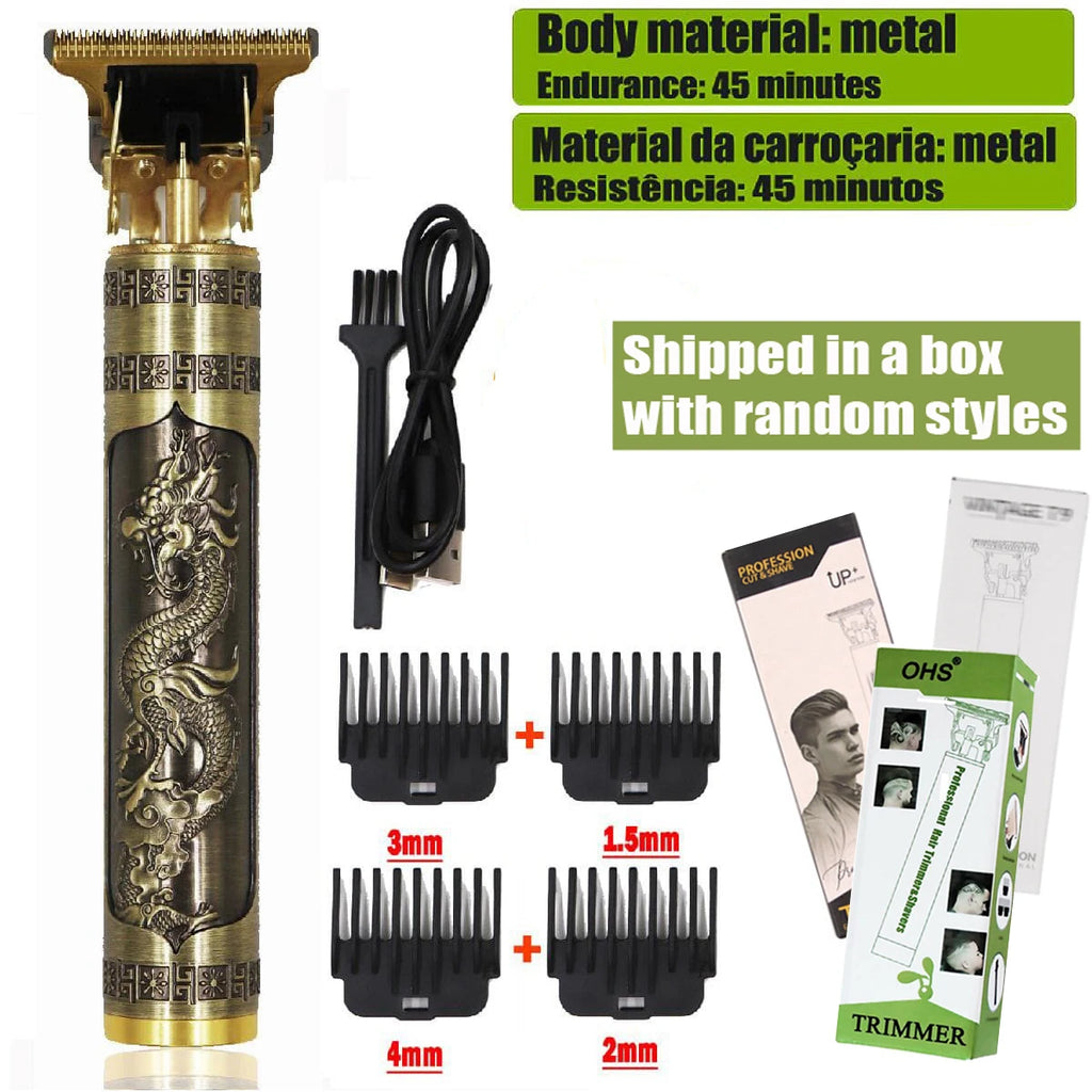 OHS T9 Professional Hair Clipper & Beard Trimmer – 0mm Barber Shaver for Men
