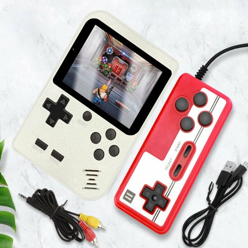 Retro Handheld Game Console – 400 Built-In Games, 2 Players & TV Output