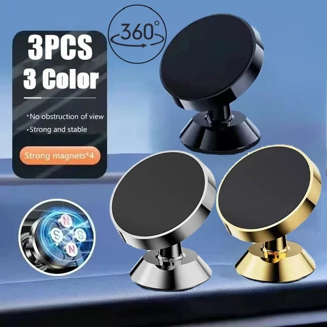 Magnetic Car Phone Holder – Universal Dashboard & Wall Mount for iPhone & Android