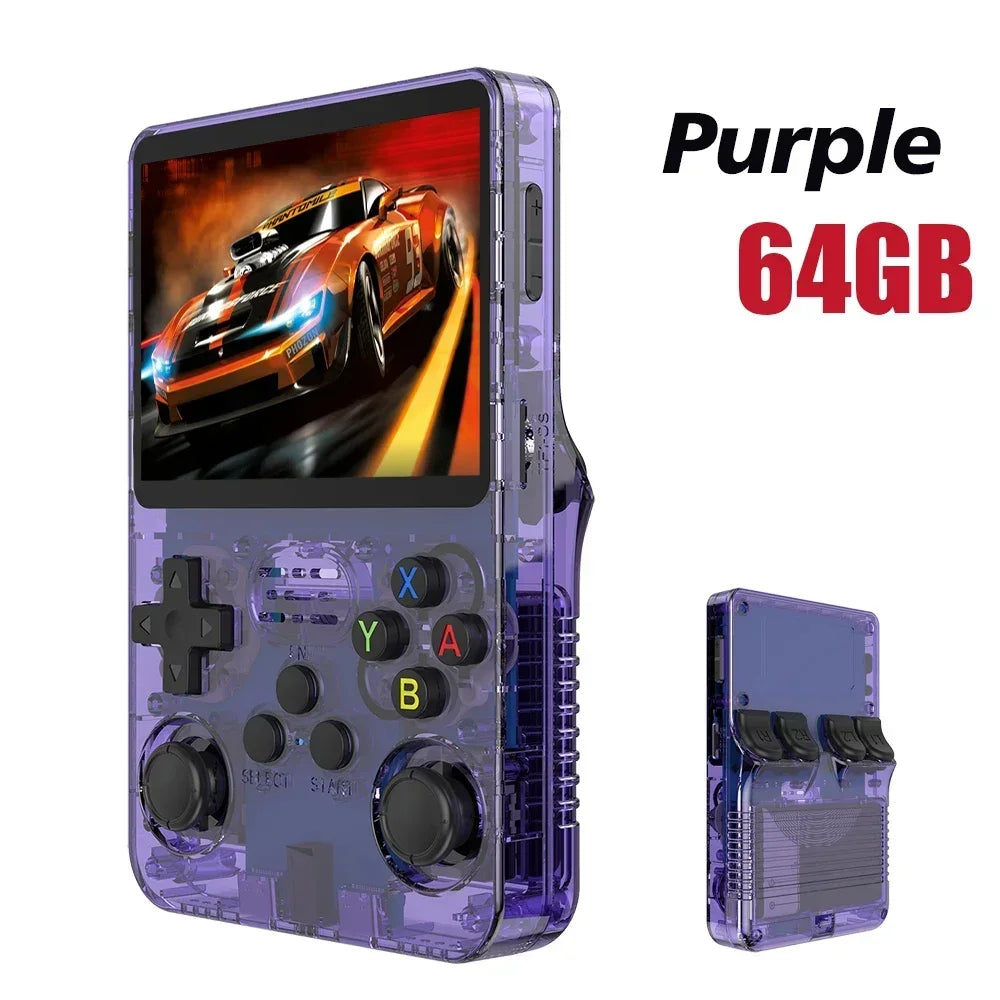 R36S Retro Handheld Game Console – 3.5" IPS Screen, 15000+ Games