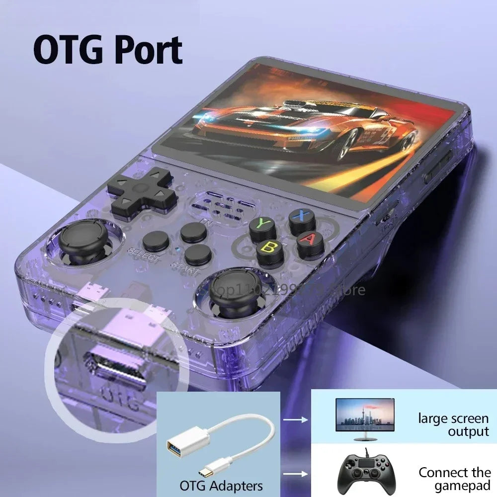 R36S Retro Handheld Game Console – 3.5" IPS Screen, 15000+ Games