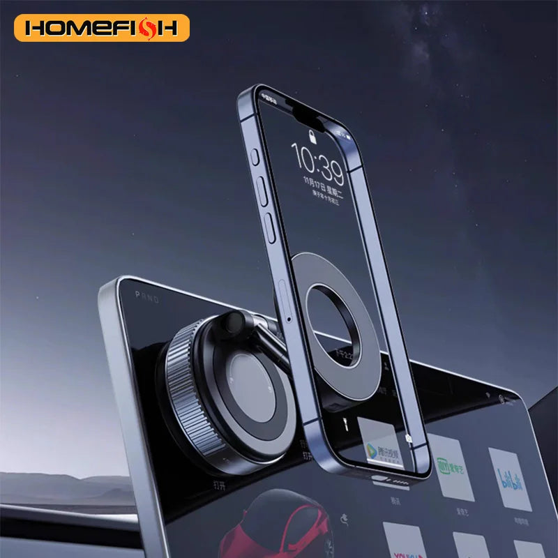 K007 Magnetic Phone Holder – 3-Axis Rotation, Multi-Surface Mount