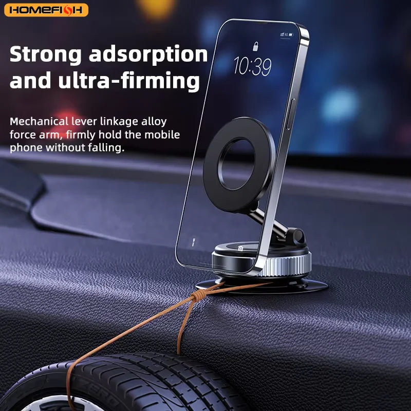 K007 Magnetic Phone Holder – 3-Axis Rotation, Multi-Surface Mount