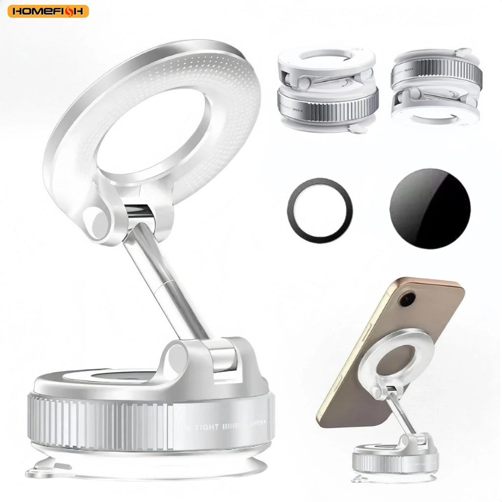 K007 Magnetic Phone Holder – 3-Axis Rotation, Multi-Surface Mount