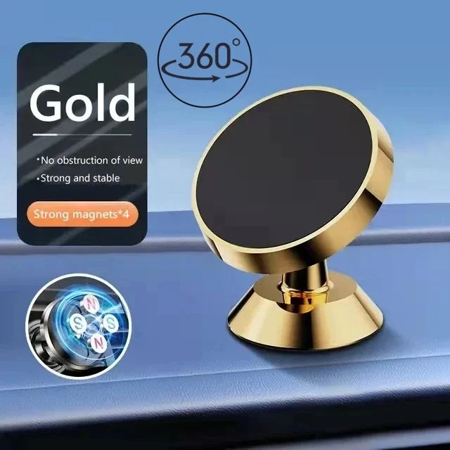 Magnetic Car Phone Holder – Universal Dashboard & Wall Mount for iPhone & Android