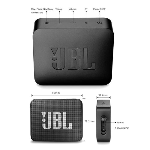 IPX7 Waterproof Portable Bluetooth Speaker – Speakerphone & Audio Cable Input