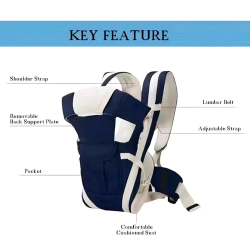 Ergonomic Baby & Toddler Carrier – Padded, Breathable & Adjustable