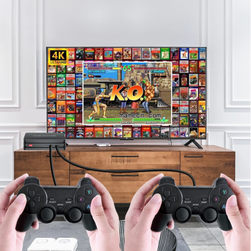 Retro Game Console M8 Plus – 10,000+ Built-In Games, HDMI & Wireless Controller