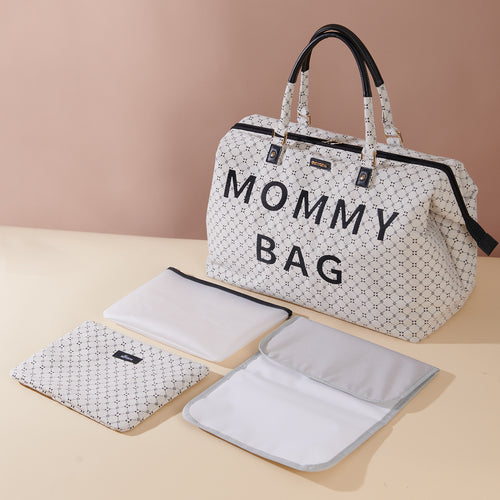 Mummy Nappy Bag – Large 48L Travel Duffle with Changing Mat & Pouches