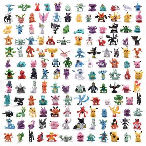 Pokémon Mini Figures Set – Pikachu & Friends Collectible Anime Figures