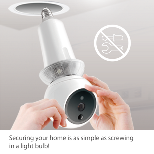 Zeus 360° Indoor Security Camera – White | AI Detection & Night Vision