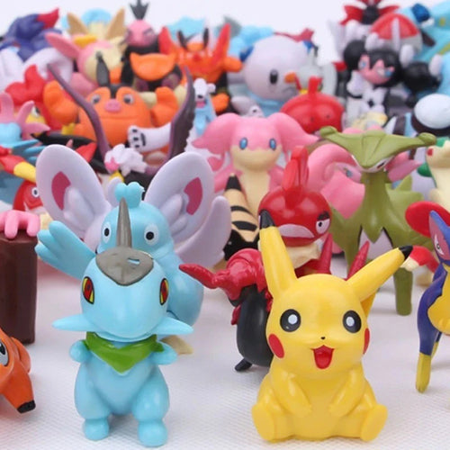 Pokémon Mini Figures Set – Pikachu & Friends Collectible Anime Figures