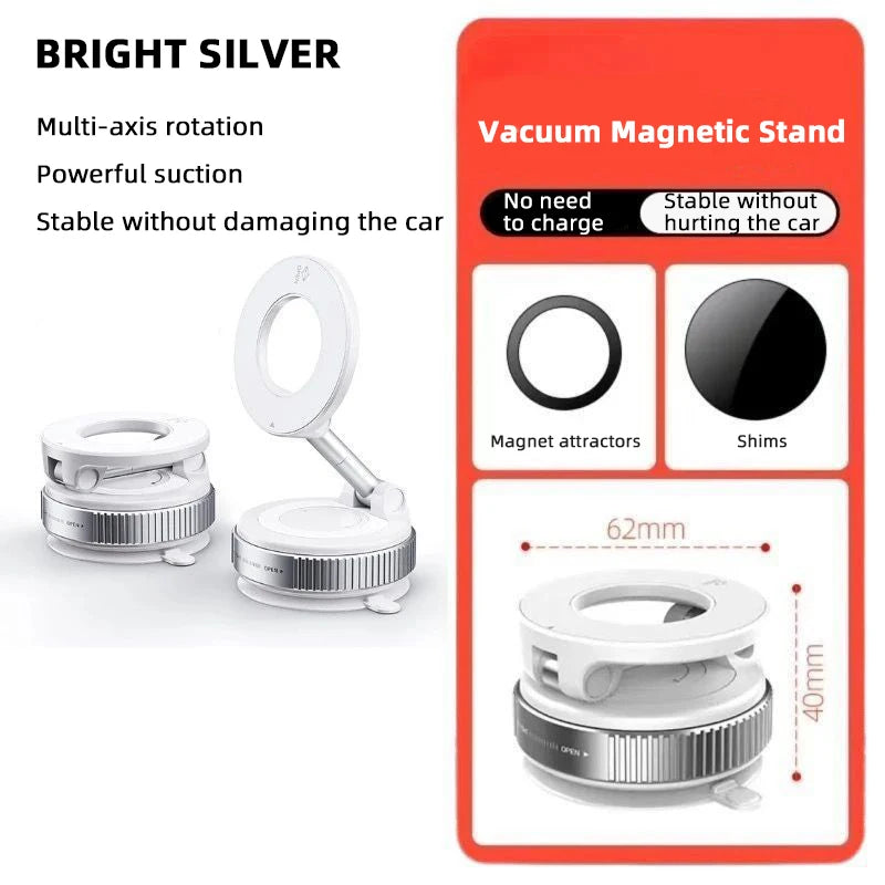 K007 Magnetic Phone Holder – 3-Axis Rotation, Multi-Surface Mount